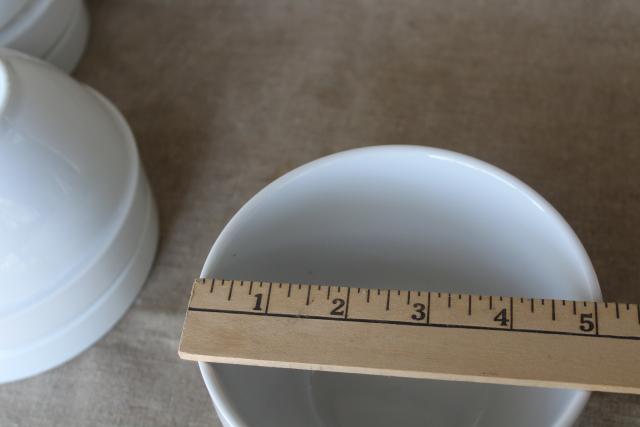 photo of modern farmhouse china, Williams Sonoma Essential White ironstone porcelain all purpose bowls #5