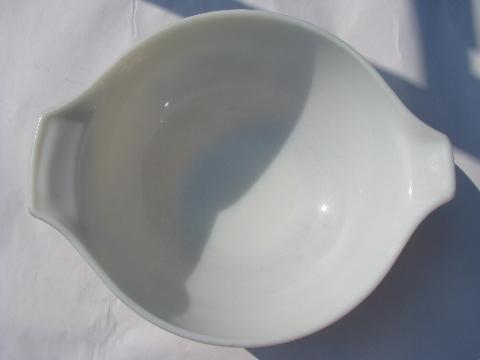 photo of mushrooms kitchen glass mixing bowl, vintage Pyrex forest fancies #2