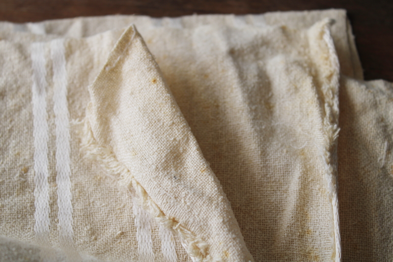 photo of natural raw silk fabric w/ woven silk satin stripe, vintage fabric for heirloom sewing or bridal #2