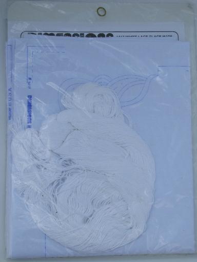 photo of needlework kits for table linens, cutwork embroidery placemats and napkins #8