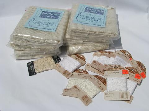 photo of net lace material, fabric for net embroidery, to make embroidered curtains etc. #1