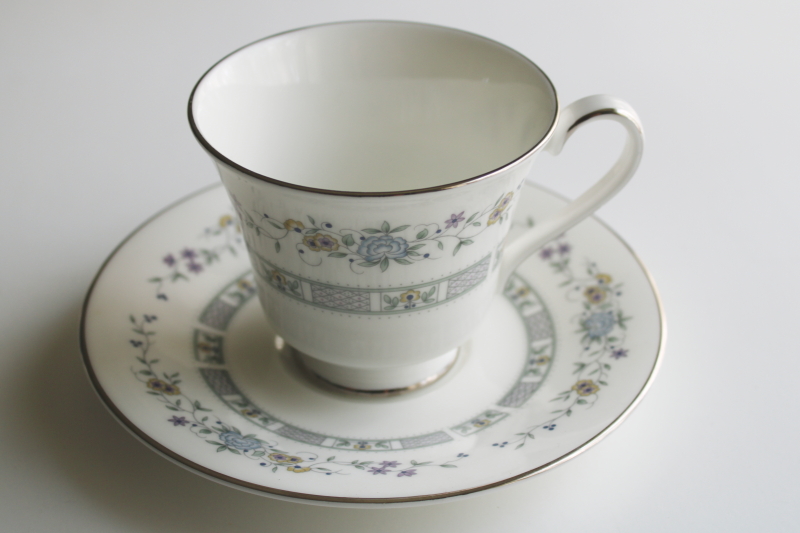 photo of never used vintage Royal Doulton china tea cup & saucer set, Tara pattern  #1