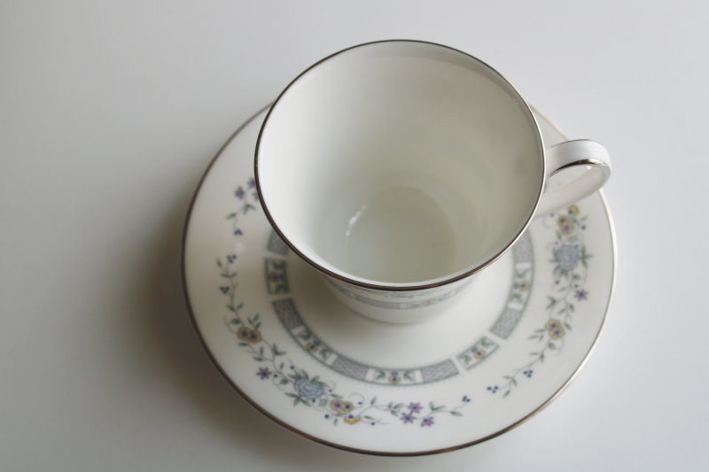 photo of never used vintage Royal Doulton china tea cup & saucer set, Tara pattern  #2