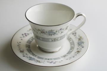 catalog photo of never used vintage Royal Doulton china tea cup & saucer set, Tara pattern 