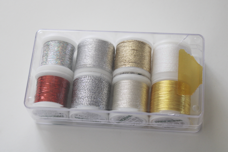 photo of new in box Madeira sewing embroidery thread assorted metallic colors & types  #7