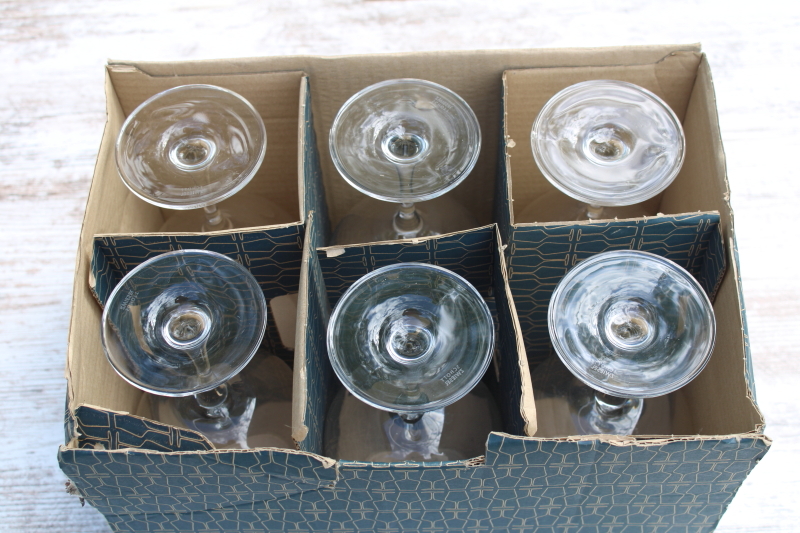 photo of new in box Schott Zwiesel Congresso pattern stemware, burgundy red wine glasses, huge goblets  #6