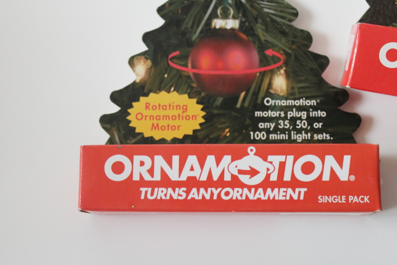 photo of new in boxes Ornamotion Christmas ornament hangers spinners, two turn, one up & down  #2