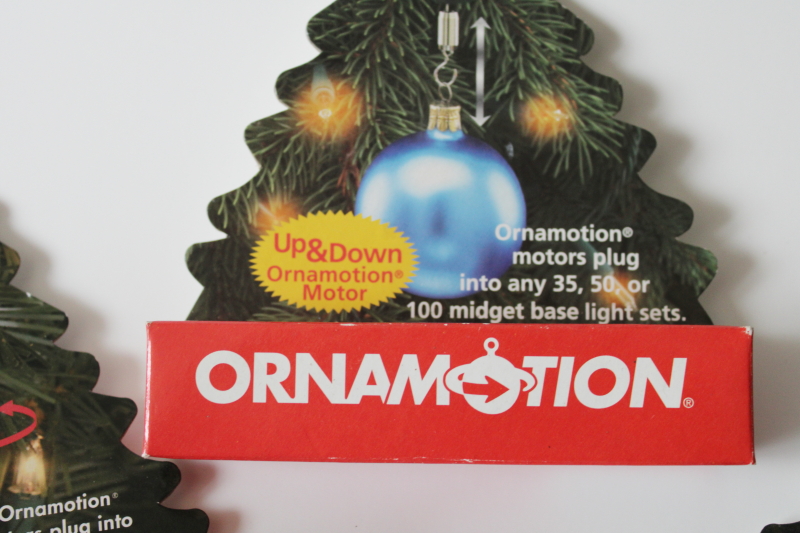 photo of new in boxes Ornamotion Christmas ornament hangers spinners, two turn, one up & down  #3