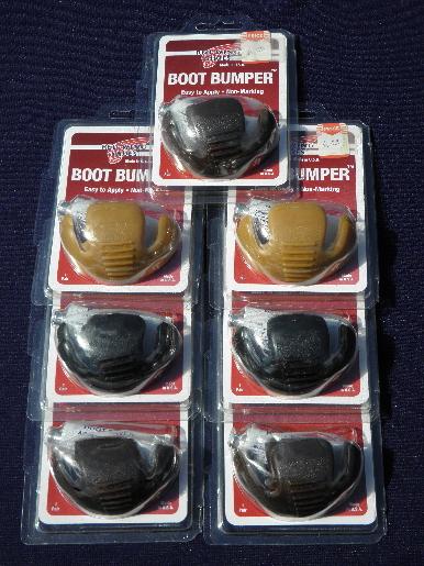 photo of new in package leather work boot bumpers toe cap guards, Red Wing brand #1