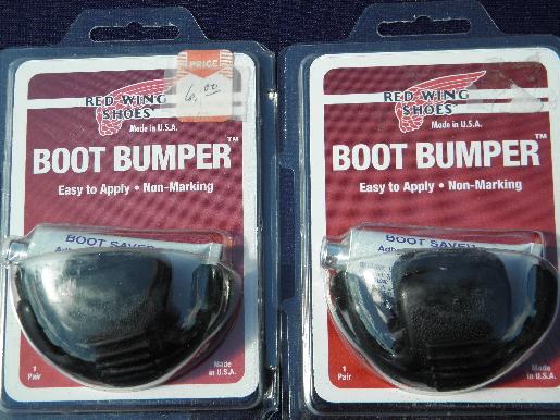 photo of new in package leather work boot bumpers toe cap guards, Red Wing brand #3