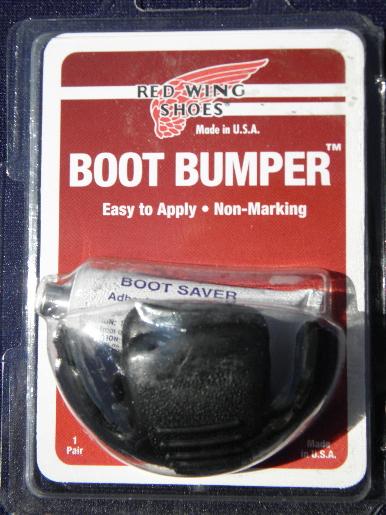 photo of new in package leather work boot bumpers toe cap guards, Red Wing brand #5
