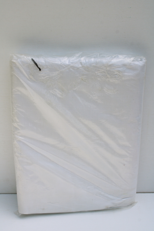 photo of new in package vintage all white smooth soft crisp pure cotton percale comforter cover w/ zipper  #4
