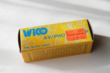 new old stock unused vintage WIKO Japan lamp projector light bulb 150W 120V