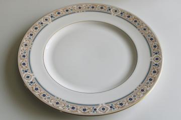 catalog photo of new old stock vintage Royal Doulton china dinner plate, Empress pattern 