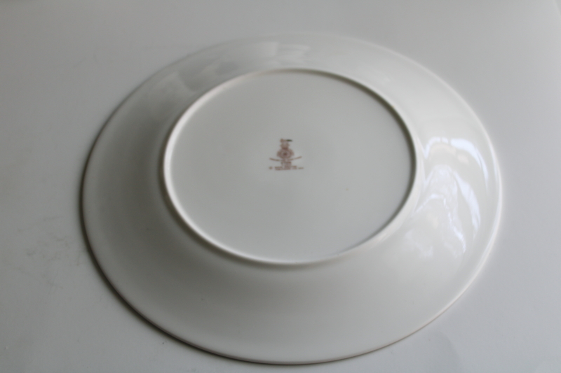 photo of new old stock vintage Royal Doulton china dinner plate, Eton pattern  #4