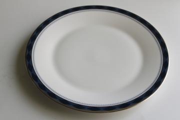 new old stock vintage Royal Doulton china dinner plate, Eton pattern 