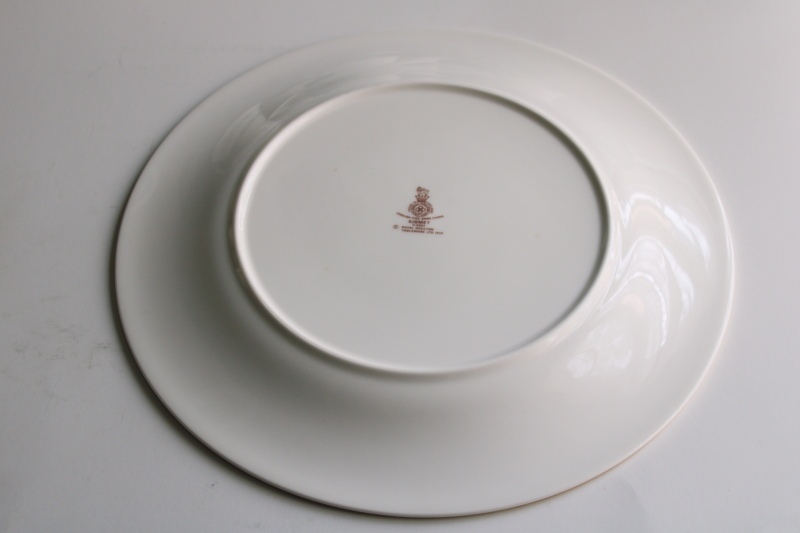 photo of new old stock vintage Royal Doulton china dinner plate, Kismet pattern  #5