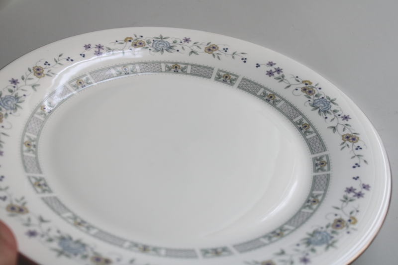 photo of new old stock vintage Royal Doulton china dinner plate, Tara pattern  #6