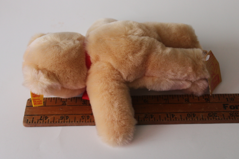 photo of new w/ German tags vintage Steiff Molly, brown teddy bear 9 inches tall soft plush fur  #6