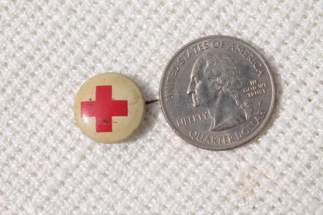 photo of odd lot of tiny old pin & stamped metal tags for mixed media altered art collections #5