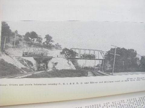 photo of old 1911 Illinois Farmers' Institute agricultural yearbook w/illustrations #5