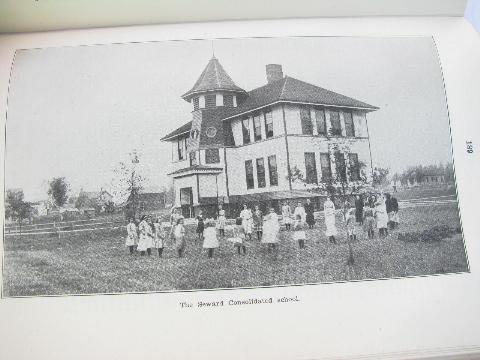 photo of old 1911 Illinois Farmers' Institute agricultural yearbook w/illustrations #7