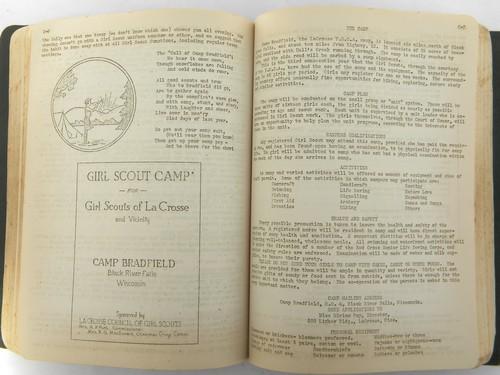 photo of old 1930s childrens sports&games handbook playground/summer camp #4