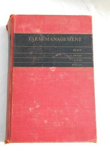 photo of old 1940s vintage farm management textbook w/photos, fruit, dairy poultry etc #3