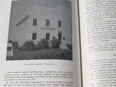 photo of old 1948 Centennial Wisconsin Blue Book, state officials #2