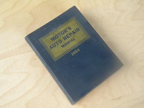 photo of old 1950s Motor's Auto Repair manual w/ illustrations, hotrod vintage #1