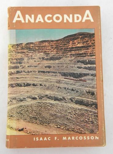 photo of old 1957 history of the Anaconda Copper Mining w/ lots of mine photos #1