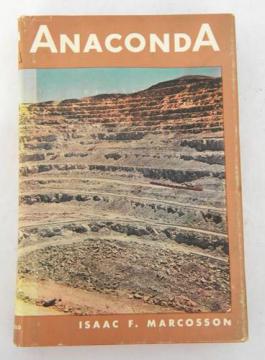 catalog photo of old 1957 history of the Anaconda Copper Mining w/ lots of mine photos