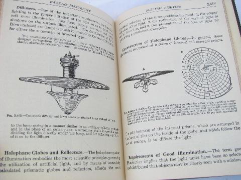 photo of old Hawkins illustrated electrical guidebook, telegraph, early radio, lamps & lighting etc #3