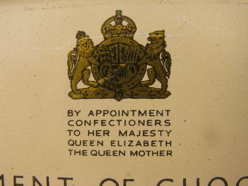 photo of old Pascall White Heather toffee tin, Royal Warrant of the Queen Mother #5