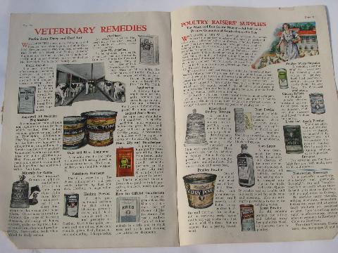 photo of old Rawleigh's advertising catalogs, 1910, 20s & 30s, patent medicine books #4