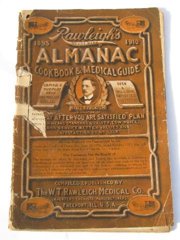 photo of old Rawleigh's advertising catalogs, 1910, 20s & 30s, patent medicine books #5