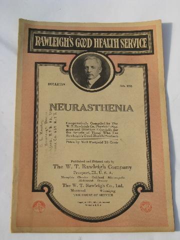 photo of old Rawleigh's advertising catalogs, 1910, 20s & 30s, patent medicine books #7