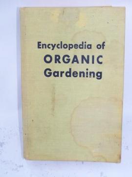 catalog photo of old Rodale Organic Gardening and Farming garden encyclopedia, 1959