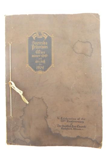 photo of old Swedish Free Church directories w/photos, Rockford, IL genealogy #4