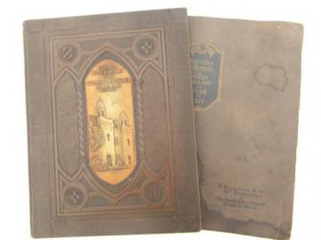 catalog photo of old Swedish Free Church directories w/photos, Rockford, IL genealogy