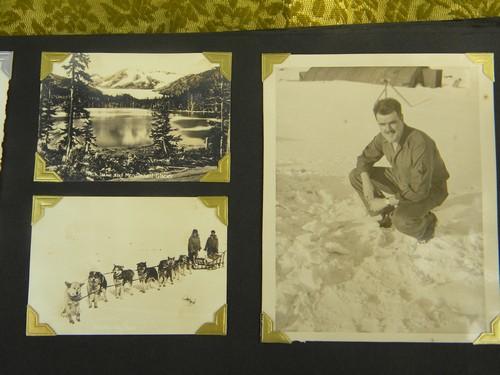 photo of old WWII soldier's photo album w/150+ photographs, many censor stamps #2