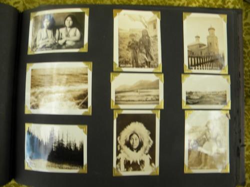 photo of old WWII soldier's photo album w/150+ photographs, many censor stamps #7