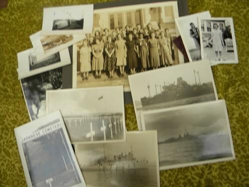 photo of old WWII soldier's photo album w/150+ photographs, many censor stamps #8