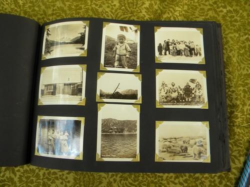 photo of old WWII soldier's photo album w/150+ photographs, many censor stamps #12