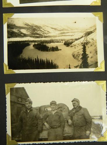 photo of old WWII soldier's photo album w/150+ photographs, many censor stamps #15