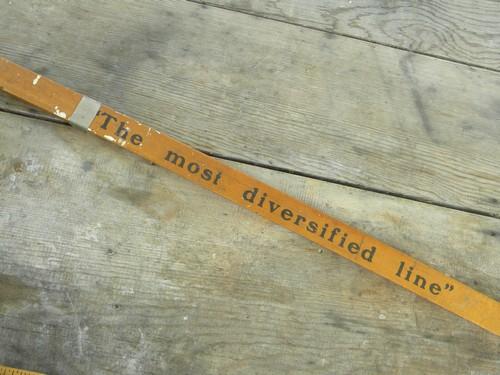 photo of old adjustable advertising ruler for measuring window opening for shades #5