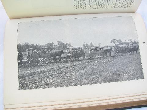 photo of old antique 1905 Illinois Farmers' Institute yearbook w/illustrations #4