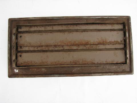 photo of old antique architectural restoration heating register vent #2