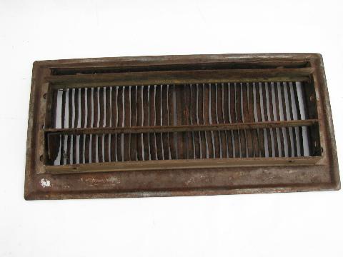 photo of old antique architectural restoration heating register vent #3