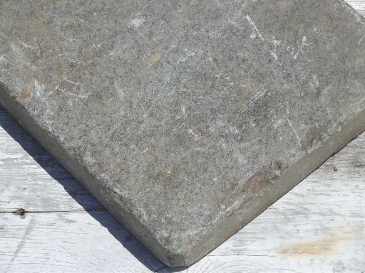 photo of old antique soapstone block  foot warmer  for sleigh or buggy #3